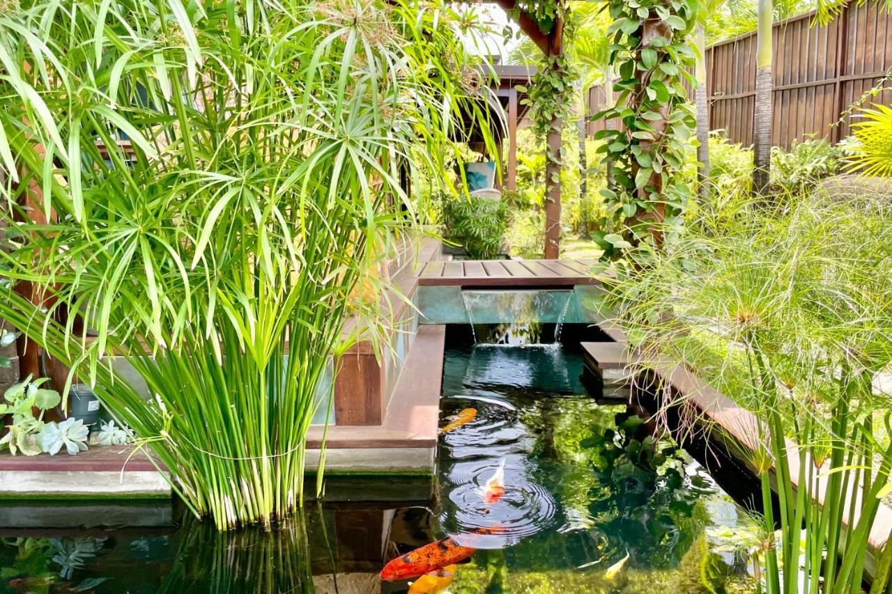 Villa Manuiti, Balinese Luxury Home - Private Swim Spa, Ocean View - Ofyr Bbq - Koi Pond プナアウィア エクステリア 写真