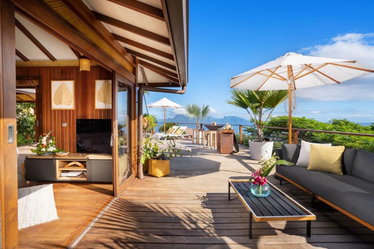 Villa Manuiti, Balinese Luxury Home - Private Swim Spa, Ocean View - Ofyr Bbq - Koi Pond プナアウィア エクステリア 写真